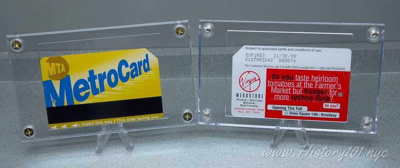 The End of the NYC MetroCard Era: Rare & Exclusive MetroCards from History101.NYC #15