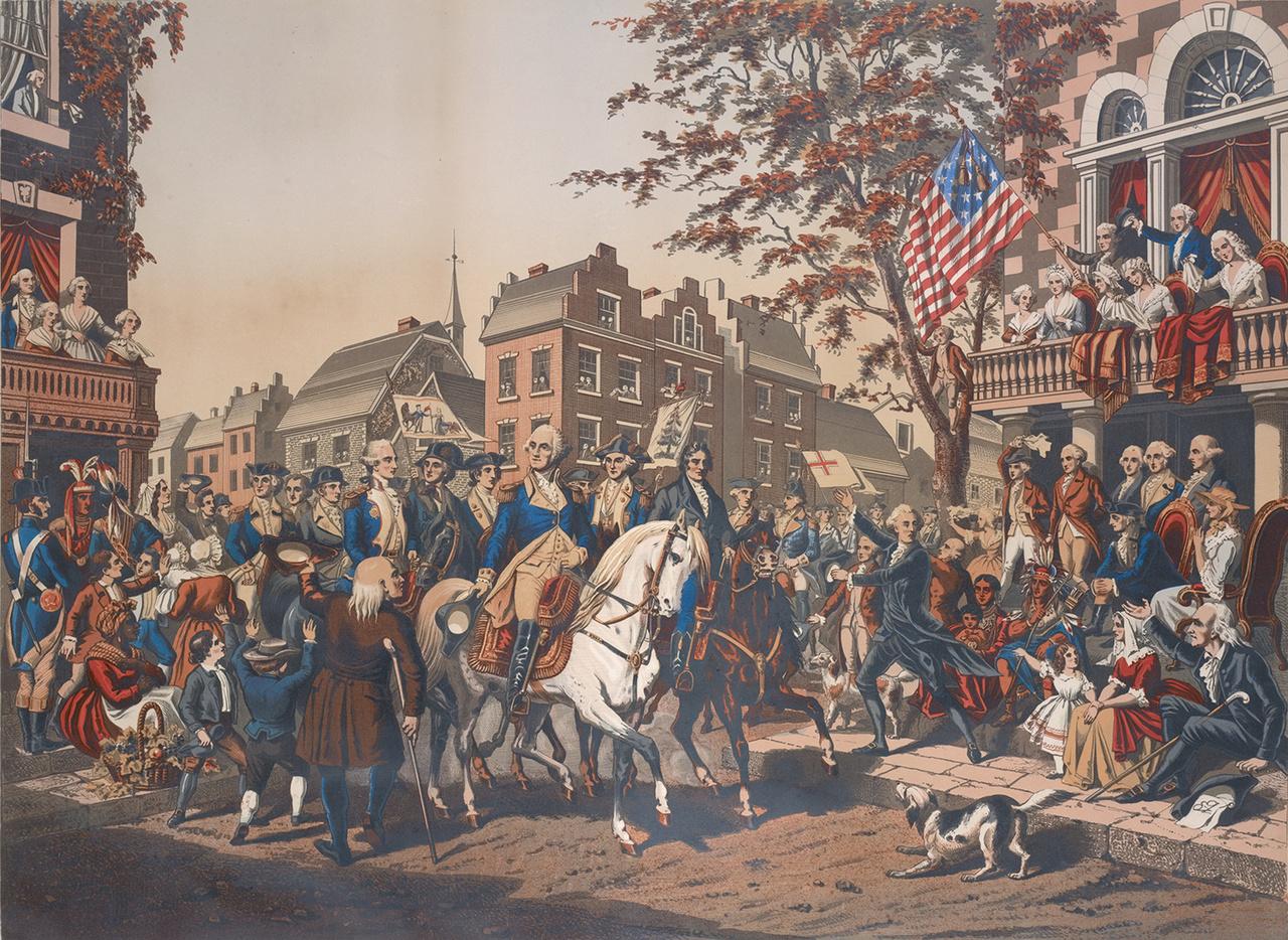George Washington's Victorious Return - NYC in 1783
