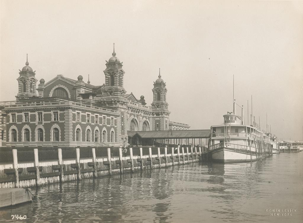 Immigrant Station at Ellis Island NYC in 1902