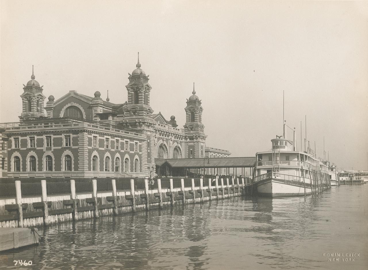 Immigrant Station at Ellis Island - NYC in 1902