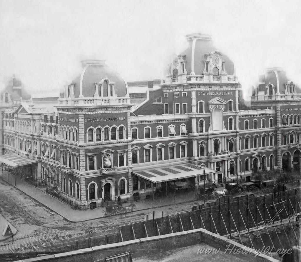 The Grand Central Depot was built by Cornelius Vanderbilt in 1871 on the site we know today as Grand Central Terminal. 