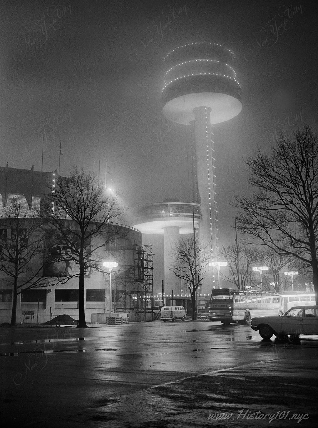 Photo taken of The New York World's Fair at Flushing Meadows–Corona Park in Queens, New York City on April 14, 1964.