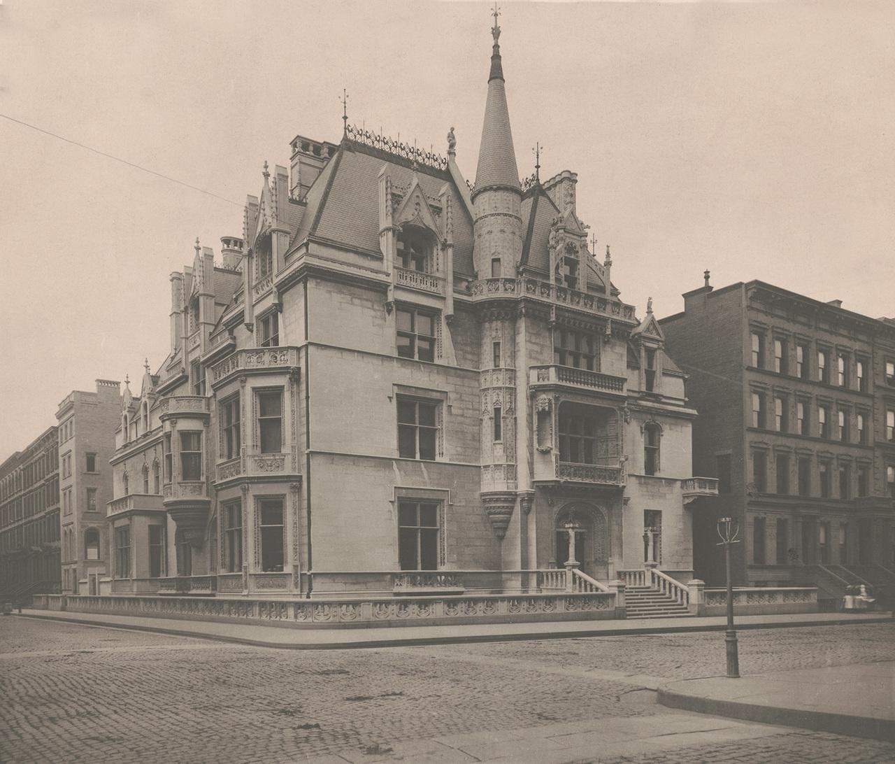The Vanderbilt Mansion NYC in 1885