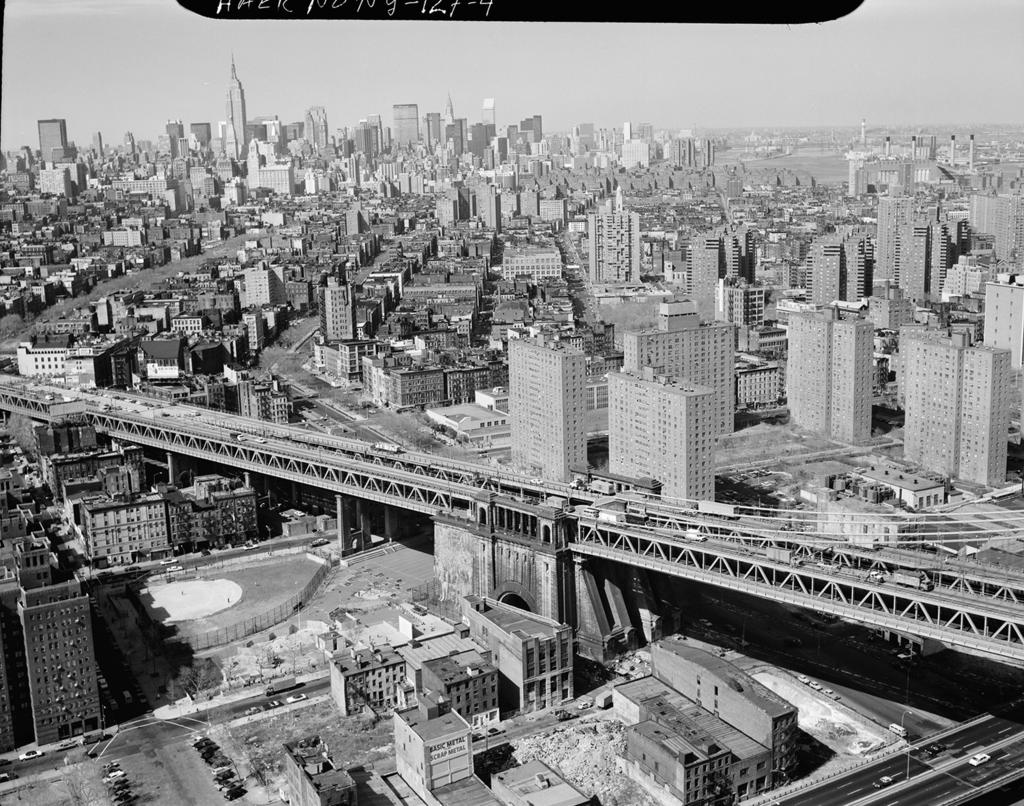 Lower East Side from Above NYC in 1978