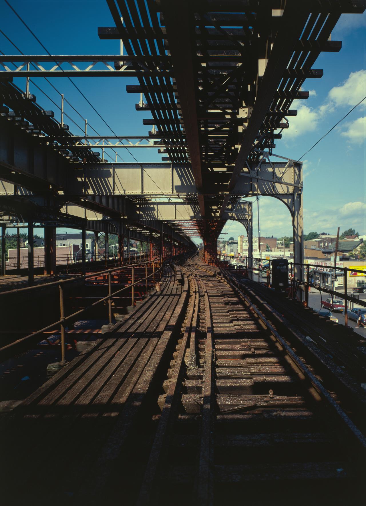 Third Avenue Elevated NYC in 1978