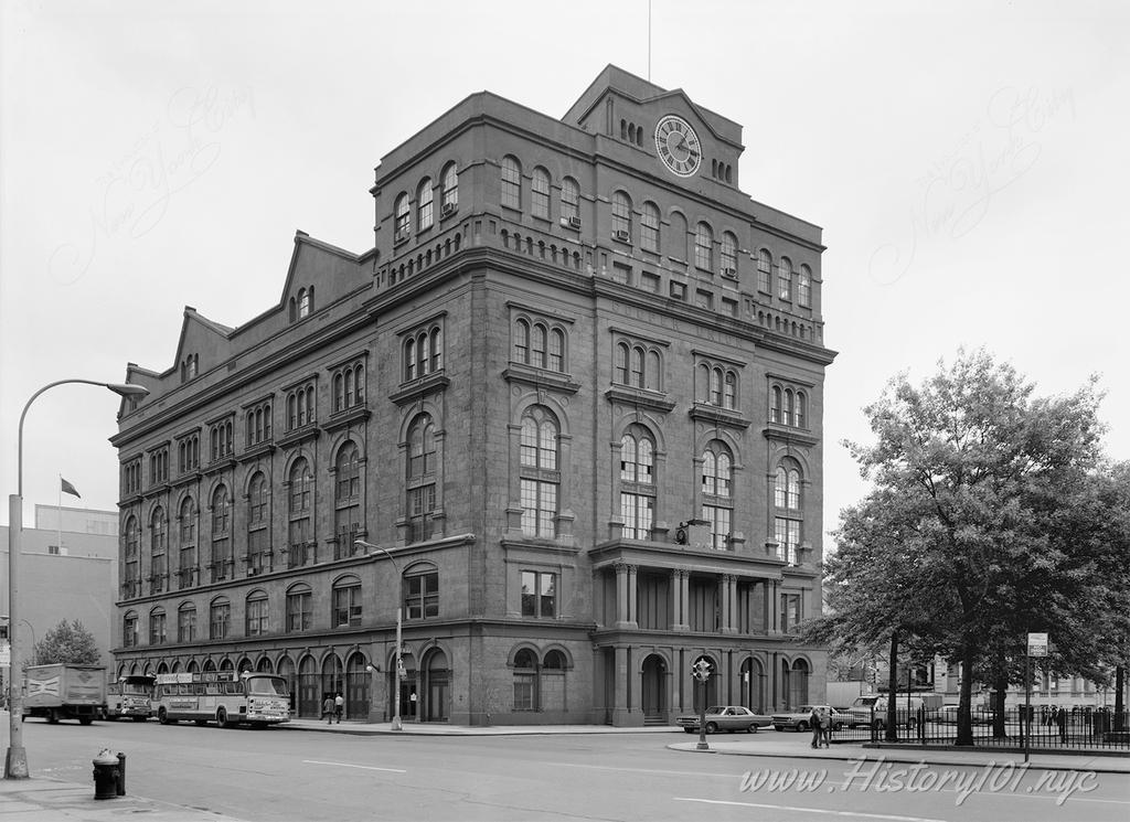 Photograph of Cooper Union for the Advancement of Science & Art, on Third & Fourth Avenues at Astor Place.