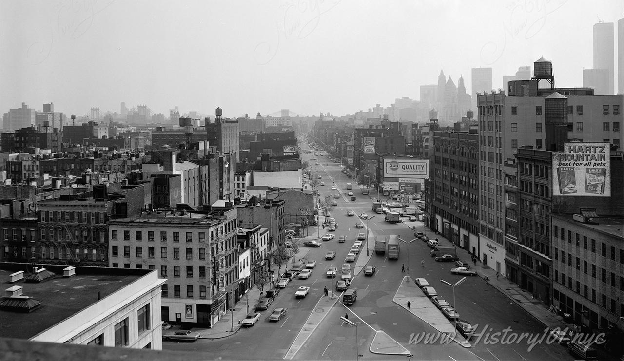 Cooper Union Rooftop View NYC in 1968