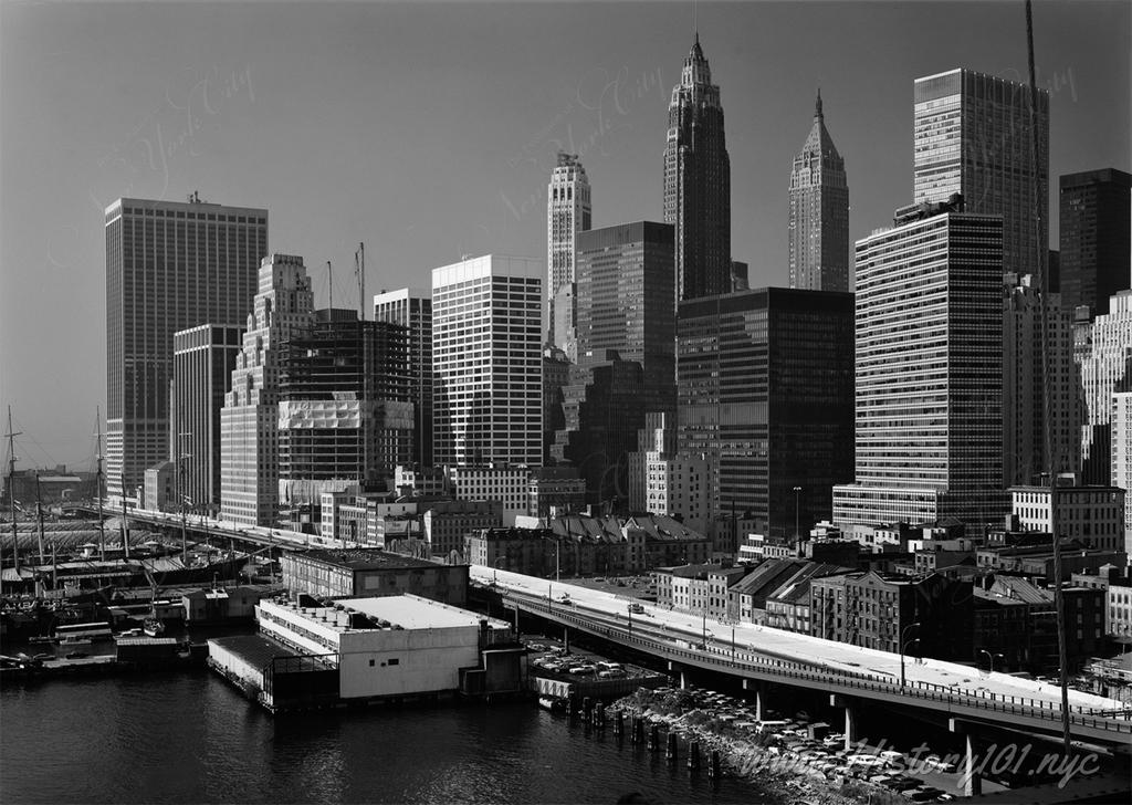 Photograph of South Street Seaport Museum, Block bounded by John, South, Fulton, & Front Streets.