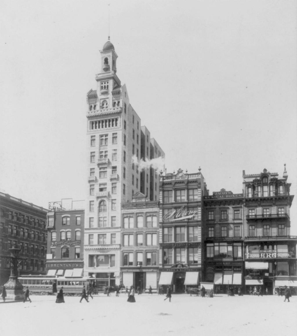 The Decker Building, Union Square NYC in 1894