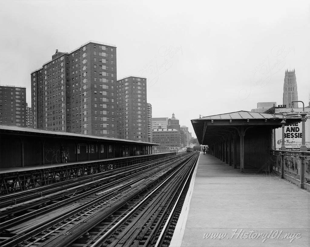Discover the history of 125th Street and Broadway station, a Harlem transit hub adjacent to cultural landmarks and a tribute to blues legend Bessie Smith