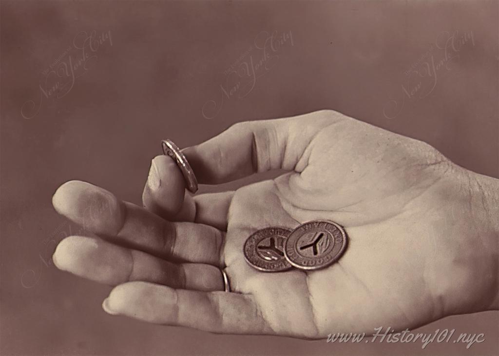 The first subway token change occurred in 1970 when the fare was raised to 30 cents and 50 million tokens were minted. 