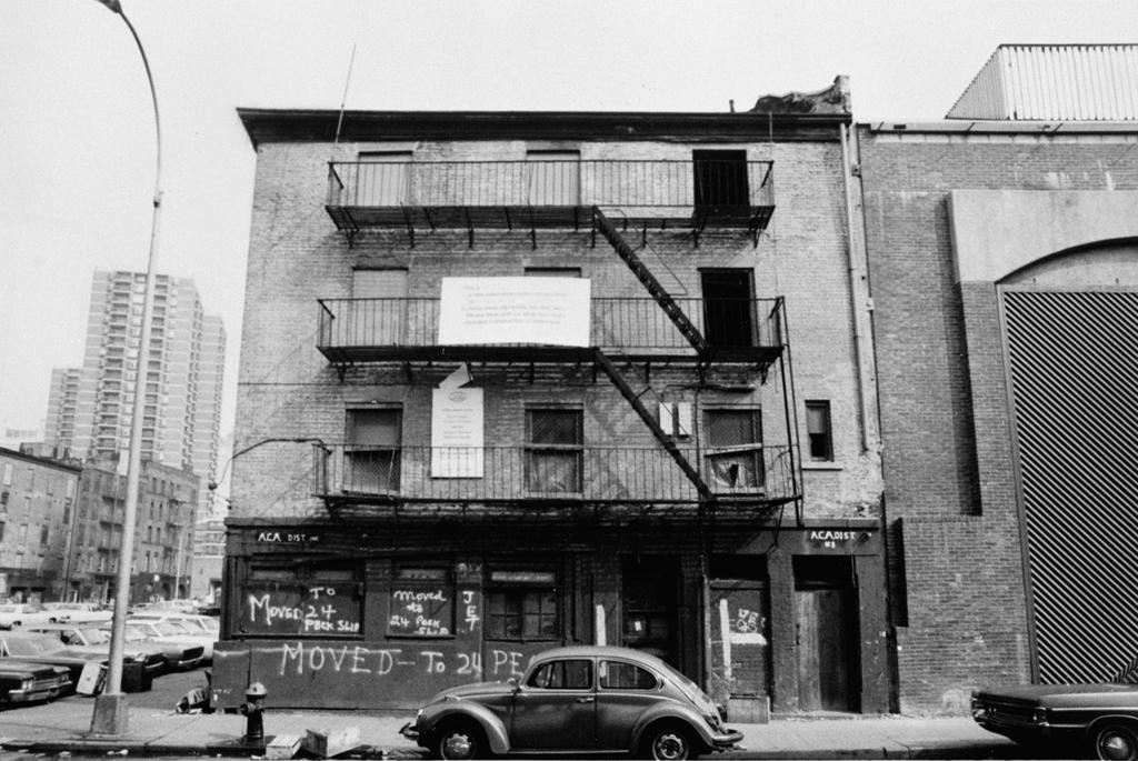 Corner of South Street and Peck Slip NYC in 1976