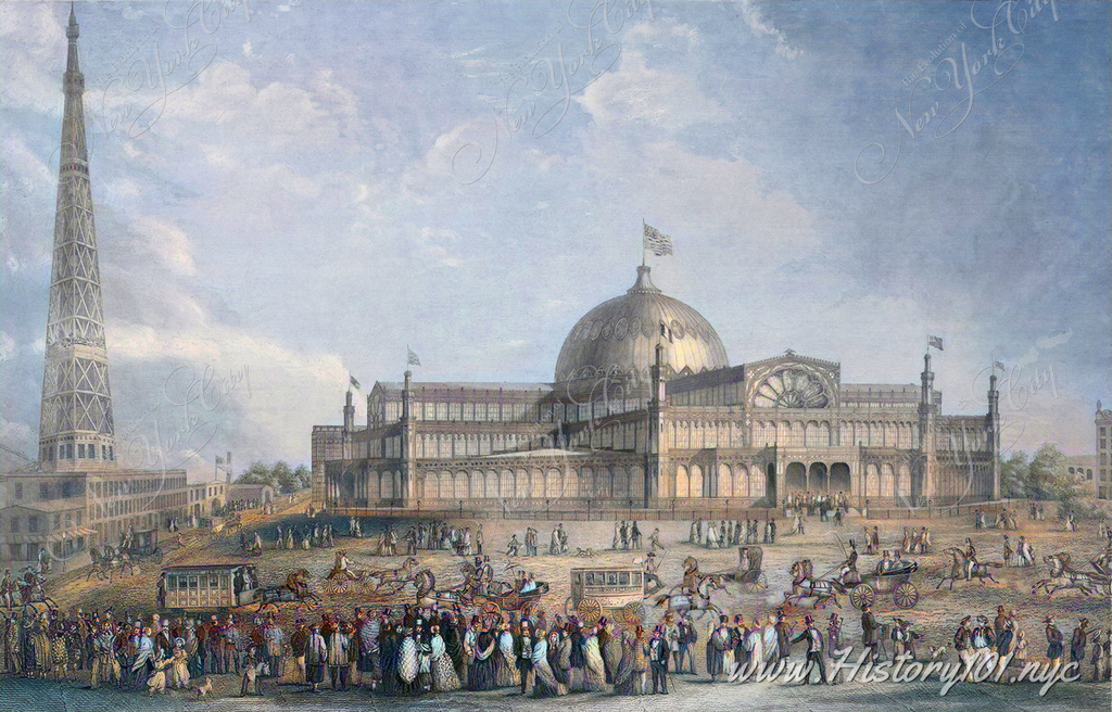 Explore the rise and fall of NYC's Crystal Palace, an 1853 architectural wonder that symbolized the city's mid-19th-century cultural growth