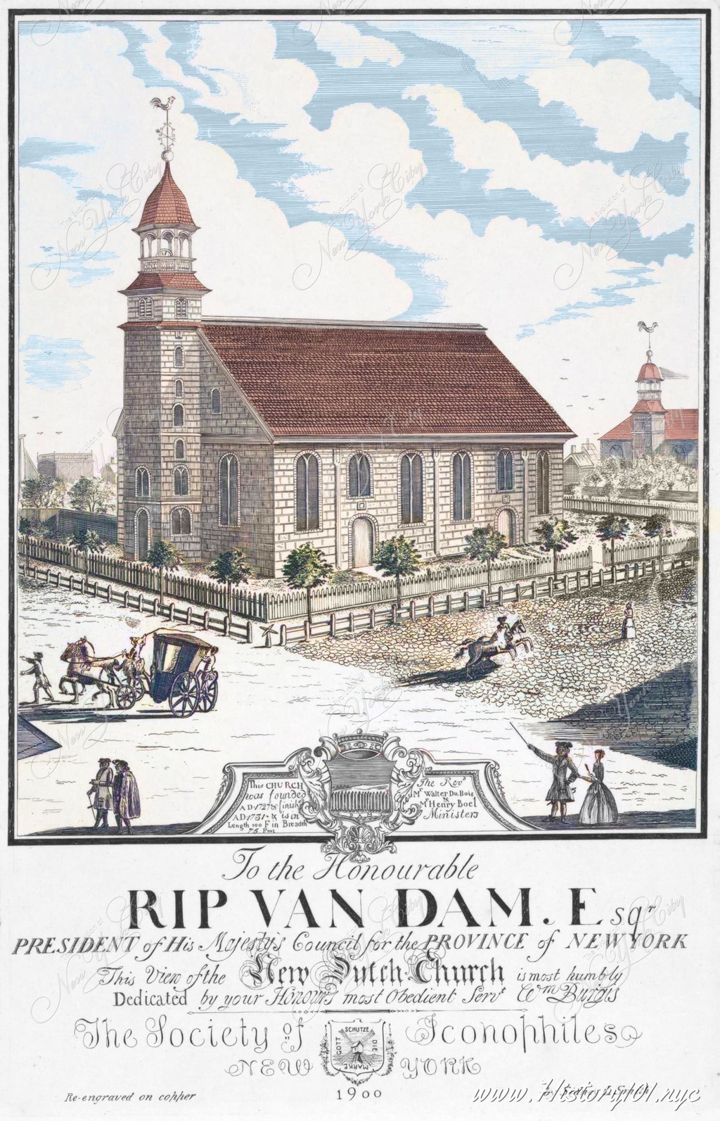 Explore Sidney L. Smith's engravings, interpreting New York's Dutch era, especially the iconic New Dutch Church. A blend of art and history