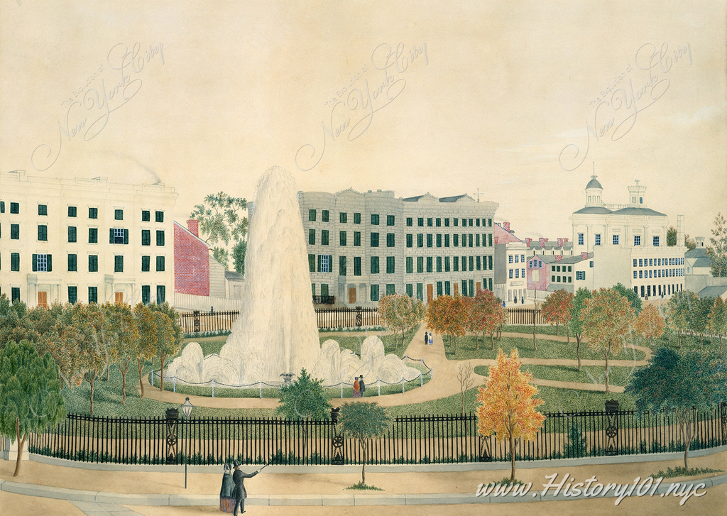 Sarah Fairchild's painting, "Union Park, New York," offers a captivating glimpse into the early history of American landscape design and the role of public parks in 19th-century urban life.
